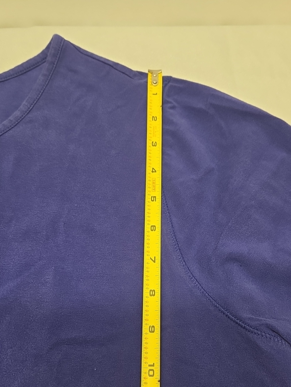 Catherine's Suprema Collection Plus Size 3x Indigo Blue/purple Top Stretchy - Picture 7 of 7